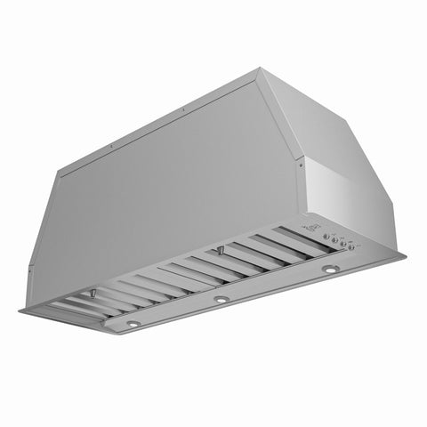 RH-AZ1076PSS - ANZZI ANZZI 30-Inch 600 CFM 3-Speed Stainless Steel Convertible Residential Insert Range Hood with LED Lamp