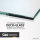 ANZZI Series 34 in. x 78 in. Fixed Frameless Shower Door in Brushed Gold with Tsunami Guard Tempered Clear Glass