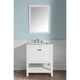 ANZZI Montaigne 30 in. W x 22 in. D Bathroom Bath Vanity Set with Carrara Marble Top with White Sink