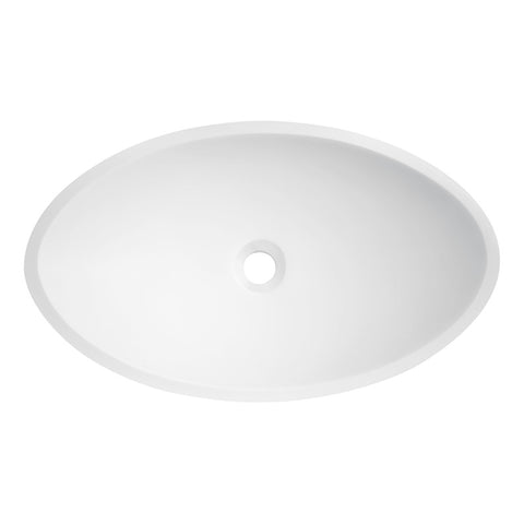 LS-AZ300 - ANZZI Achillies Solid Surface Vessel Sink in White