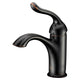 Arc Series Single Hole Single-Handle Low-Arc Bathroom Faucet in Oil Rubbed Bronze