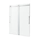 SD-FRLS05901BN - ANZZI Stellar Series 48 in. x 76 in. Frameless Sliding Shower Door with Handle in Brushed Nickel