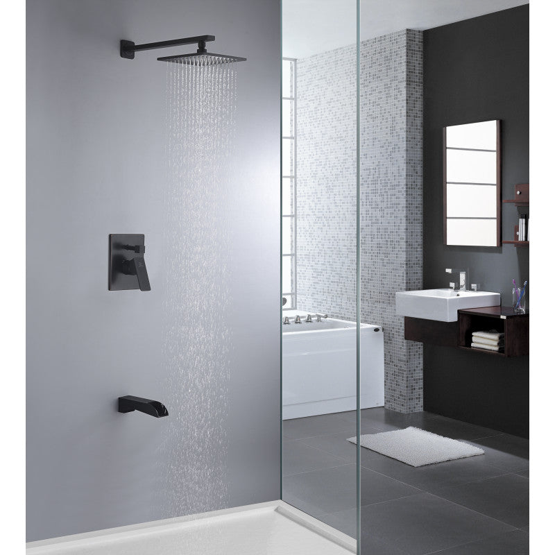 ANZZI Mezzo Series 1-Handle 1-Spray Tub and Shower Faucet