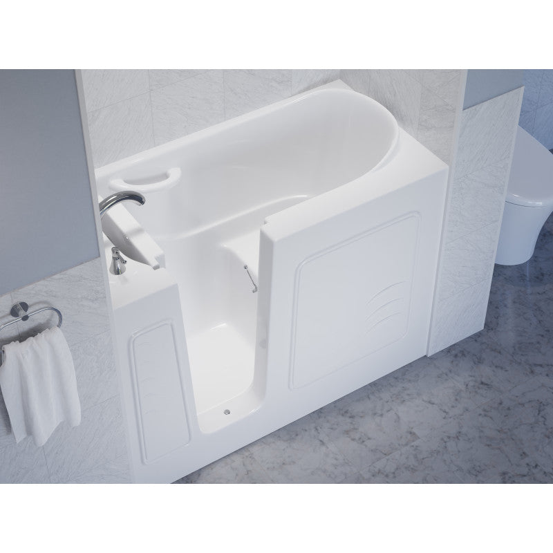 AMZ2653LWS - ANZZI 26 in. x 53 in. Left Drain Quick Fill Walk-In