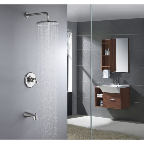 SH-AZ032BN - ANZZI Meno Series Single-Handle 1-Spray Tub and Shower Faucet in Brushed Nickel