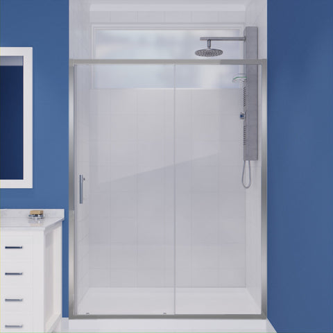 Halberd Series Sliding Framed Shower Door with Tsunami Guard Tempered Glass