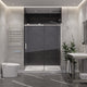 ANZZI Rhodes Series 60 in. x 76 in. Frameless Sliding Shower Door with Handle