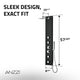 Monsoon 57 in. 4-Jetted Full Body Shower Panel System with Heavy Rain Shower, Spray Wand, in Matte Black