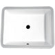 ANZZI Dahlia Series 19.5 in. Ceramic Undermount Sink Basin in White