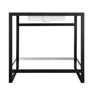 CS-FRKDGL00MB - ANZZI Orchard 36 in. Console Sink Frame in Matte Black