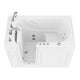 ANZZI 30 in. x 53 in. Left Drain Quick Fill Walk-In Whirlpool Tub with Powered Fast Drain in White