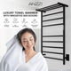 ANZZI Eve 8-Bar Stainless Steel Wall Mounted Electric Towel Warmer Rack