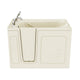 ANZZI Coupe Series 30 in. x 53 in. Left Drain Quick Fill Walk-In Soaking Tub in Biscuit