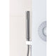 ANZZI Lynn 58 in. 3-Jetted Full Body Shower Panel with Heavy Rain Shower and Spray Wand in White