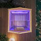 2-Person Outdoor Cabin Sauna in Red Cedar and Hemlock with Far Infrared, Starry Night Lights, and Touch Pad Controller