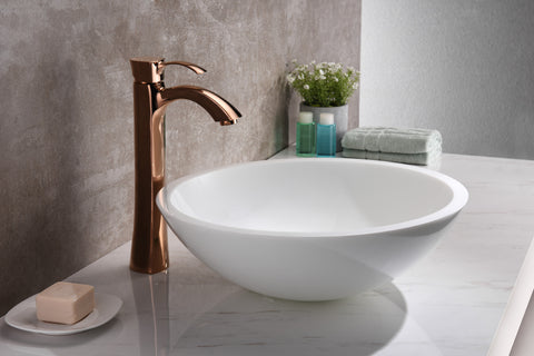 Warika Series Vessel Sink in White