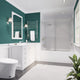 ANZZI Don Series 60 in. x 62 in. Frameless Sliding Tub Door
