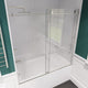 ANZZI Don Series 60 in. x 62 in. Frameless Sliding Tub Door