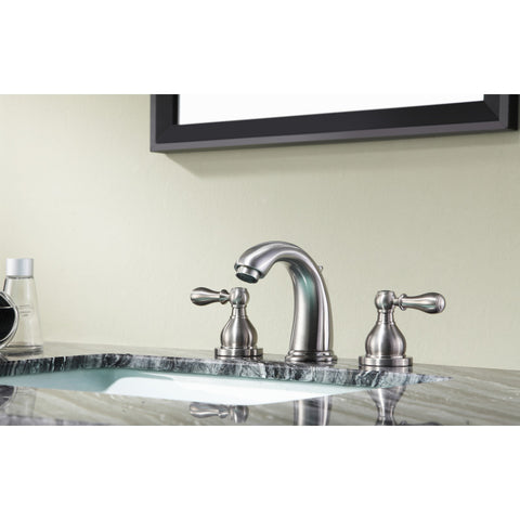 L-AZ187BN - ANZZI Raider 8 in. Widespread 2-Handle Bathroom Faucet in Brushed Nickel