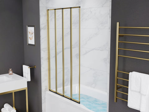 ANZZI 56-in. x 33-in. Accordion-Style Bathtub Shower Door