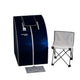Portable Steam Sauna Tent, Lightweight Sauna Box with Steamer - Personal Sauna with Heating Foot Pad and Portable Chair for Home Spa
