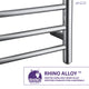 ANZZI Bali Series 10-Bar Stainless Steel Wall Mounted Towel Warmer