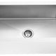 Apollo Series Farmhouse Solid Surface 36 in. 0-Hole Single Bowl Kitchen Sink with Stainless Steel Interior in Matte White