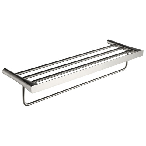 AC-AZ058BN - ANZZI Caster 3 Series Towel Rack in Brushed Nickel