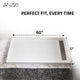ANZZI Shower Base 60 in. L x 32 in. W Shower Pan Base with Right Drain in Glossy White Marine Acrylic