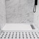 Alexander 60 in. L x 30 in. W Alcove Shower Pan Base with Right Drain in Glossy White Marine Acrylic