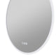 ANZZI 24-in. Diam. LED Front/Back Lighting Bathroom Mirror with Defogger