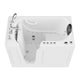 AZ2952LWD - ANZZI Coupe Series 29 in. x 52 in. Left Drain Quick Fill Walk-In Whirlpool and Air Tub with Powered Fast Drain in White