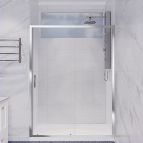 SD-AZ052-01CH-R - ANZZI 48 in. x 72 in. Framed Shower Door with TSUNAMI GUARD in Polished Chrome