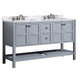 V-MGG013-60-X - ANZZI Montaigne 60 in. W x 35 in. H Bathroom Vanity Set in Rich Gray