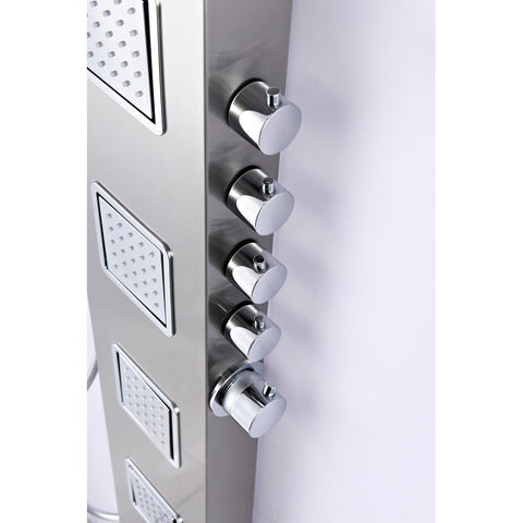 Mesa 64 in. Full Body Shower Panel with Heavy Rain Shower and Spray Wand
