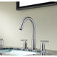 L-AZ190BN - ANZZI Roman 8 in. Widespread 2-Handle Bathroom Faucet in Brushed Nickel