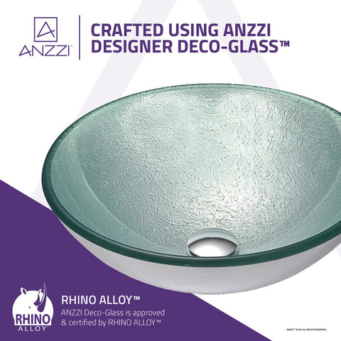 ANZZI Series Deco-Glass Vessel Sink