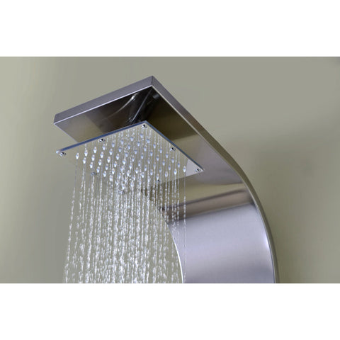 Echo 63.5 in. 4-Jetted Full Body Shower Panel with Heavy Rain Showerhead, Spray Wand and Tub Spout