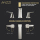 ANZZI 2-Handle 3-Hole 8 in. Widespread Bathroom Faucet With Pop-up Drain in Brushed Nickel