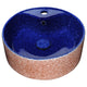 LS-AZ228 - ANZZI Regal Crown Series Ceramic Vessel Sink in Royal Blue Finish