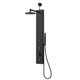 SP-AZ080MB - ANZZI Beverly Series 43 in. 3-Jetted Shower Tower with Heavy Rain Shower and Body Jets and Spray Wand in Matte Black