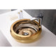 LS-AZ181 - ANZZI Regalia Series Vessel Sink in Smoothed Gold
