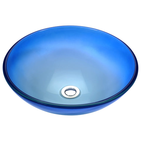 LS-AZ8186 - ANZZI Tara Series Deco-Glass Vessel Sink in Caribbean Shore