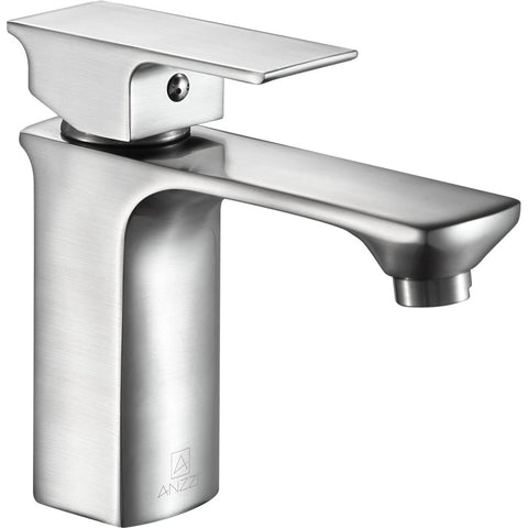 L-AZ118BN - ANZZI Promenade Single Hole Single Handle Bathroom Faucet in Brushed Nickel