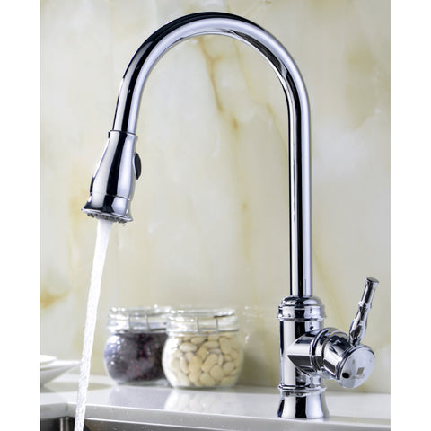 K36203A-044 - ANZZI Elysian Farmhouse 36 in. Double Bowl Kitchen Sink with Sails Faucet in Polished Chrome