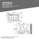 Coupe Series 29 in. x 53 in. Left Drain Wheelchair Access Walk-In Air Tub in White