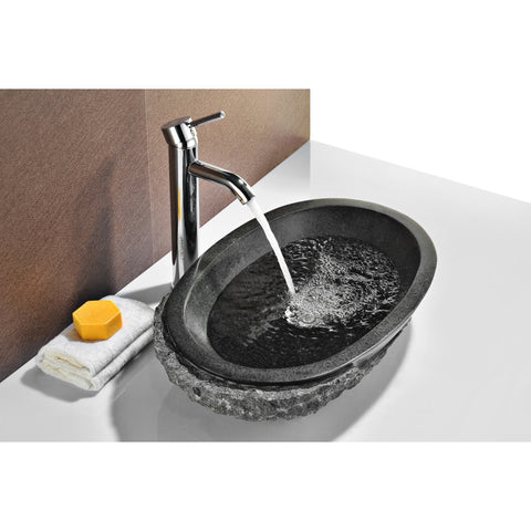 Dragons Peak Vessel Sink in Mandy Black Dragons Peak Vessel Sink in Mandy Black