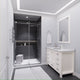 ANZZI Leon Series 48 in. by 76 in. Frameless Sliding Shower Door with Handle