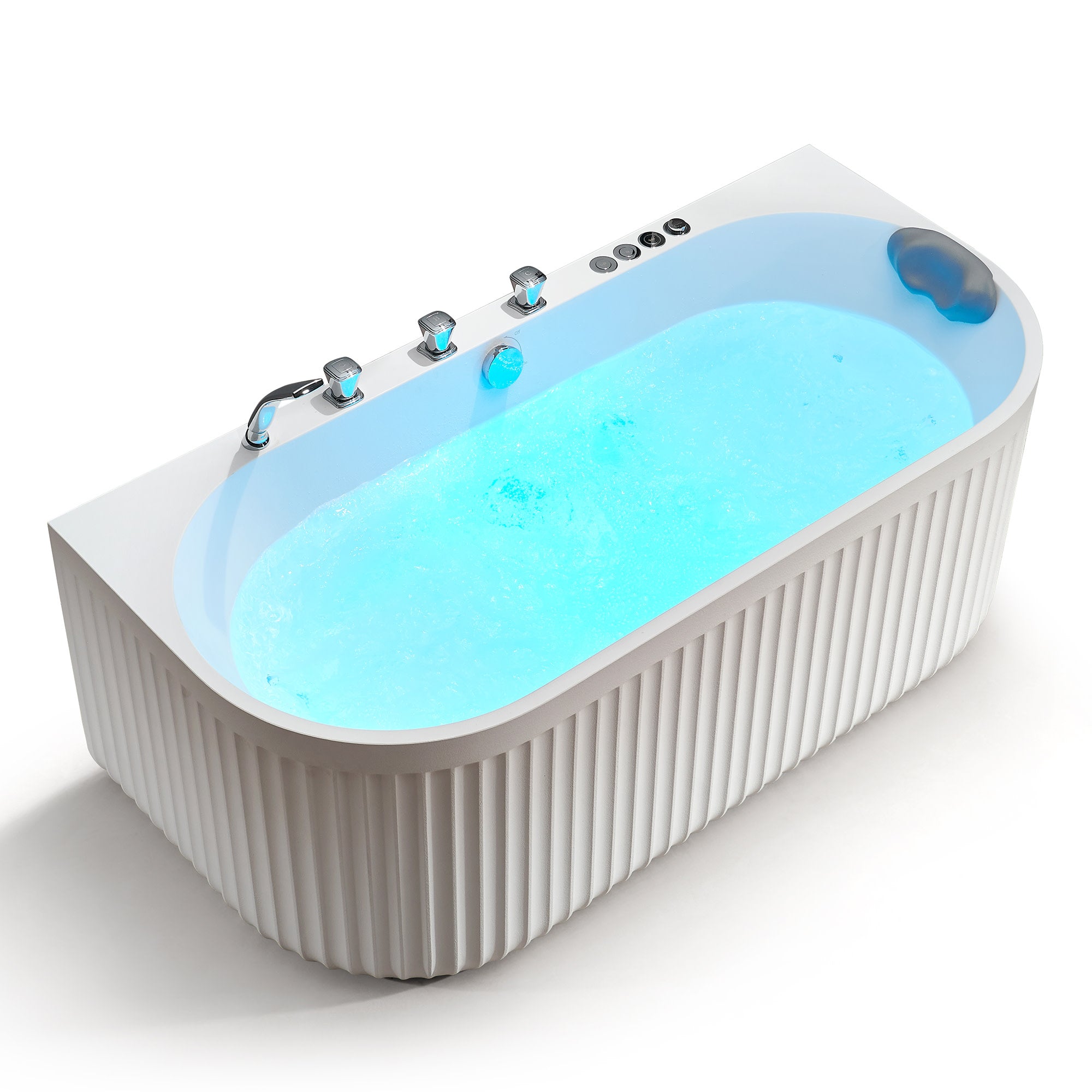 FT-AZ514-PRX - ANZZI Stone Bell Flatbottom Freestanding Whirlpool