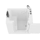 AZ2739RWS - ANZZI Coupe Series 27 in. x 39 in. Right Drain Quick Fill Walk-In Soaking Tub in White